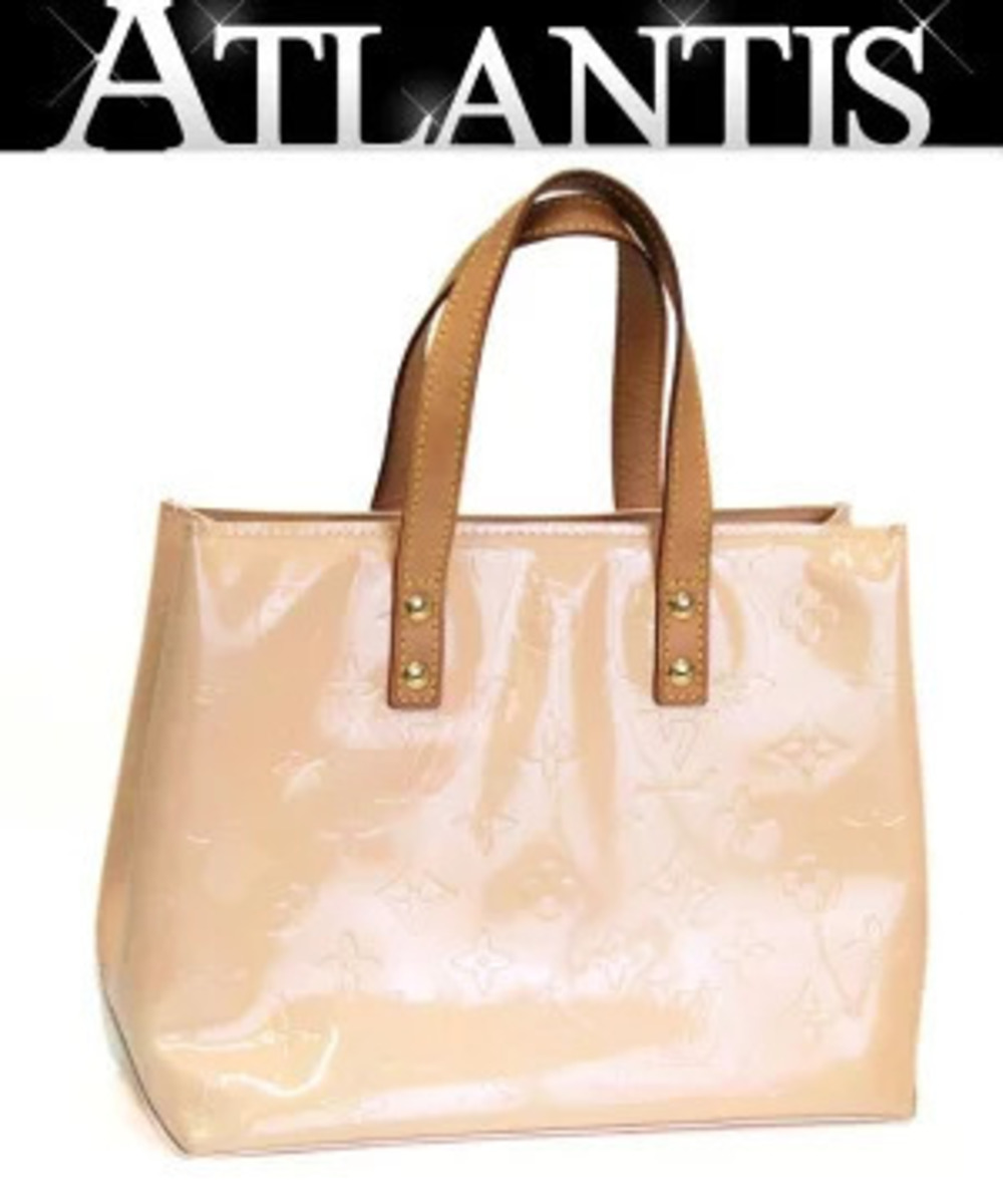 Louis Vuitton Lead Tote Bag Handbag Vernis Marshmallow Pink